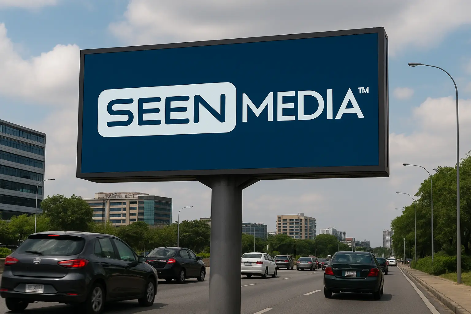 Imagen de un video wall en una oficina